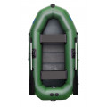 OMEGA - Надуваема гребна лодка с твърдо дъно 245 LSPT Pro Plus зелена